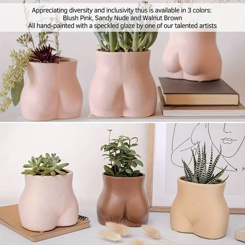 Female Form Ceramic Planter