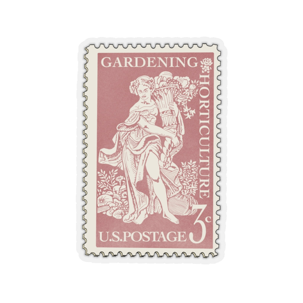 Vintage Gardening Stamp Stickie
