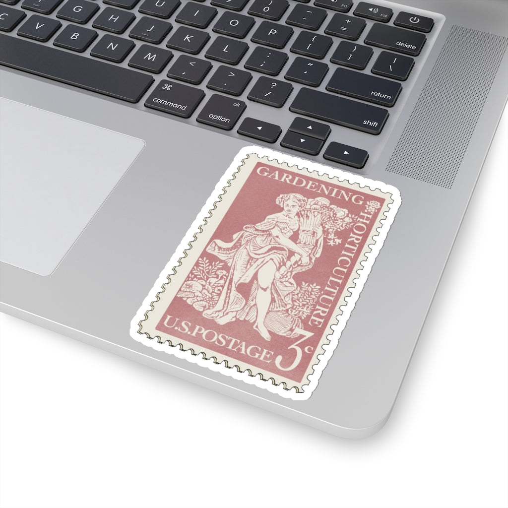 Vintage Gardening Stamp Stickie