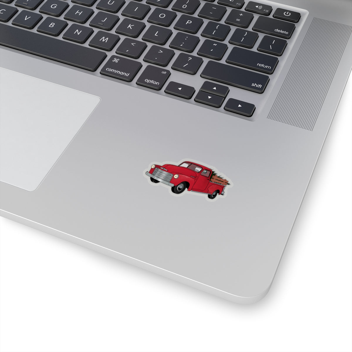 Classic Vintage Red Truck Sticker