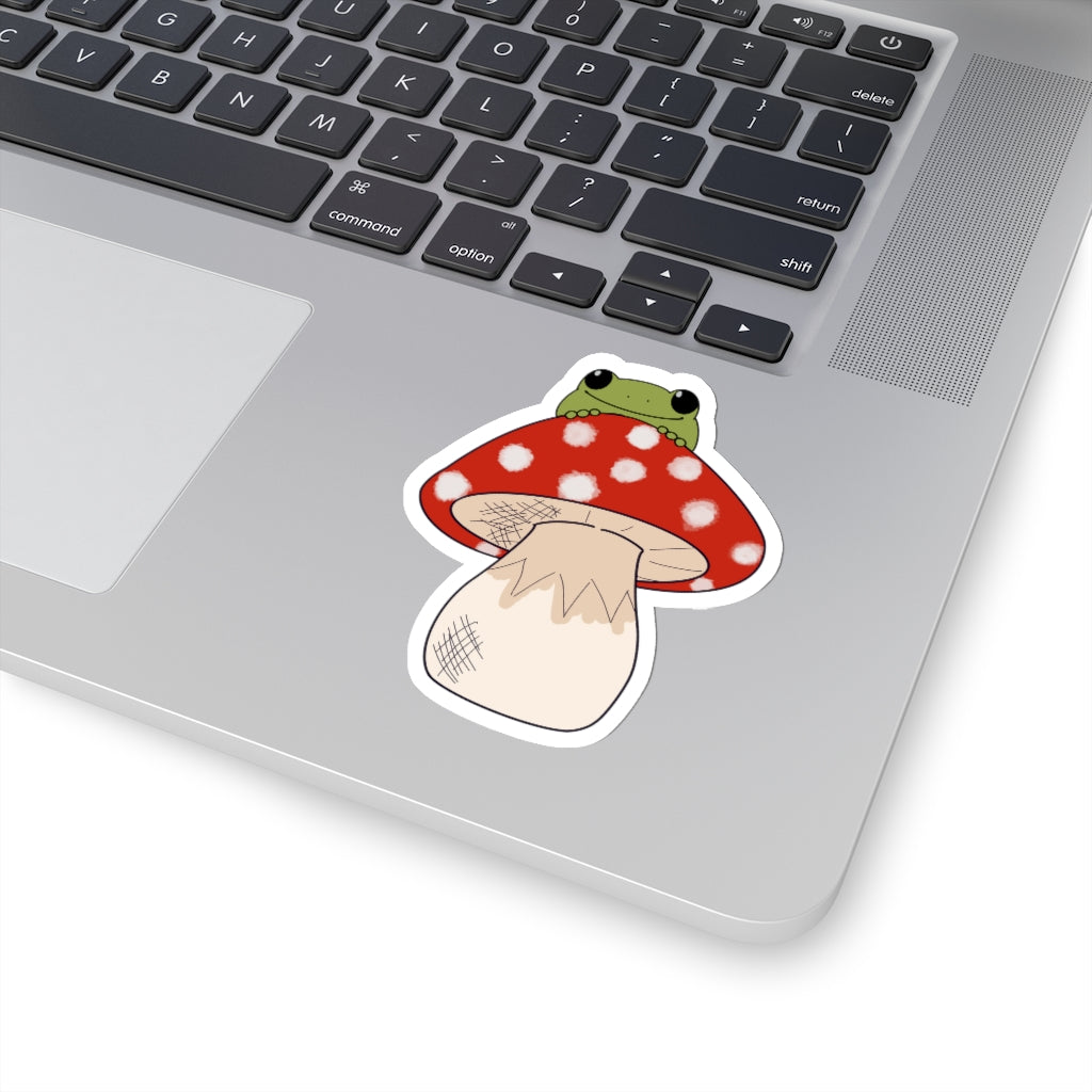 Froggie on a Shroom Stickie