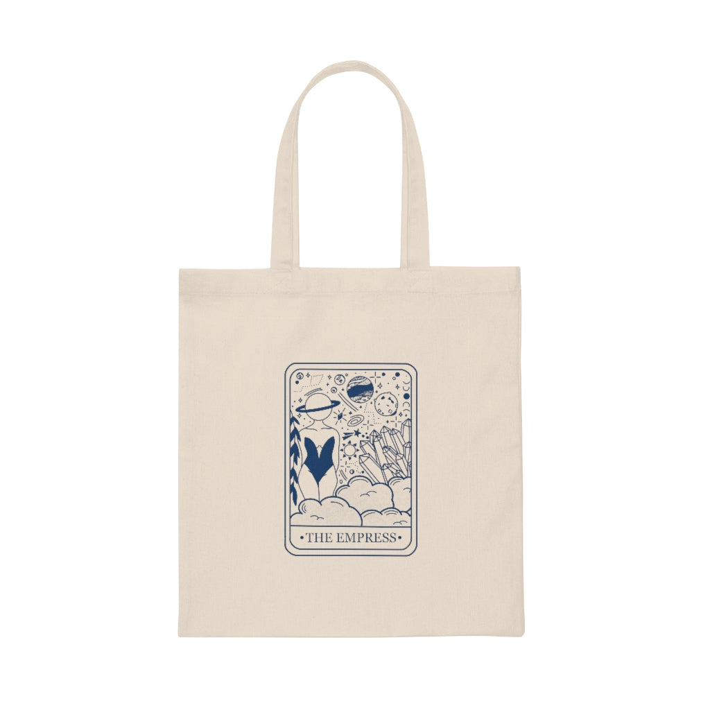 The Empress Tarot Card Canvas Tote