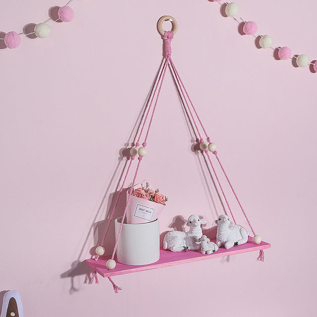 Hand-Woven Tapestry Shelves
