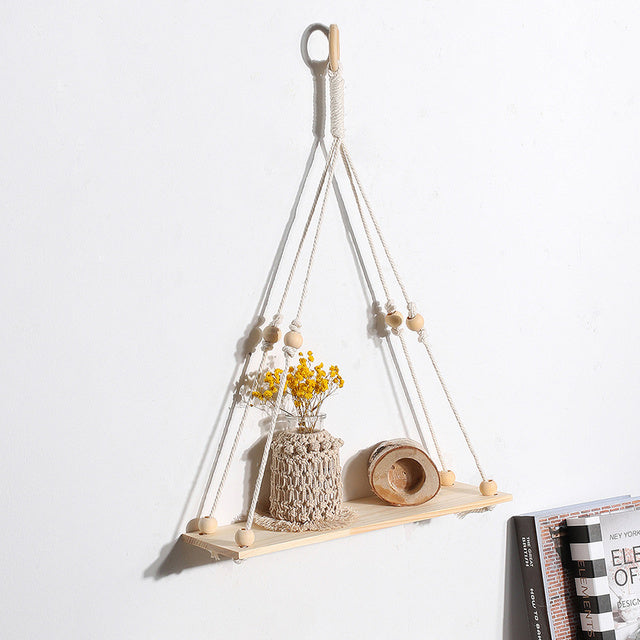Hand-Woven Tapestry Shelves