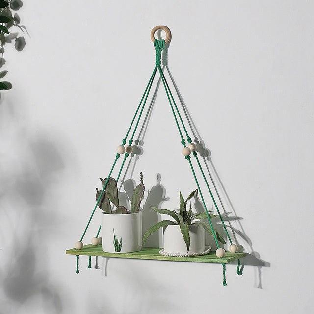 Hand-Woven Tapestry Shelves