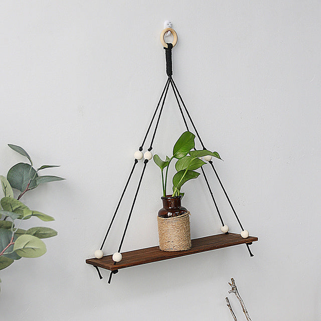 Hand-Woven Tapestry Shelves