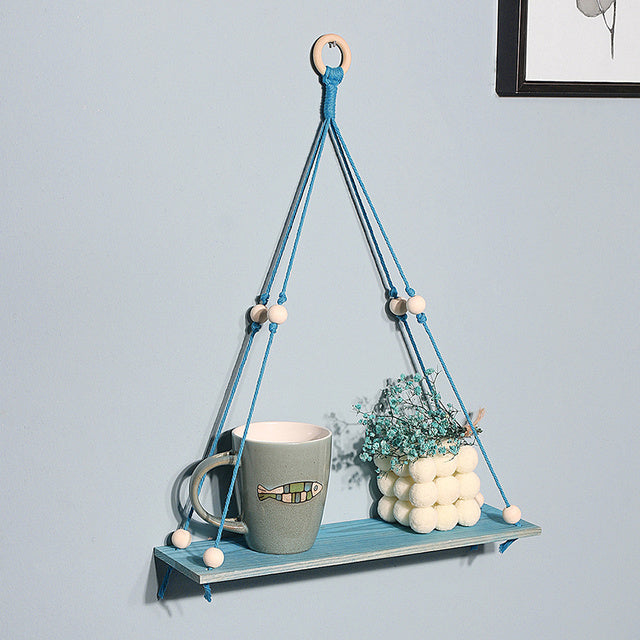 Hand-Woven Tapestry Shelves