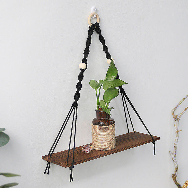 Hand-Woven Tapestry Shelves