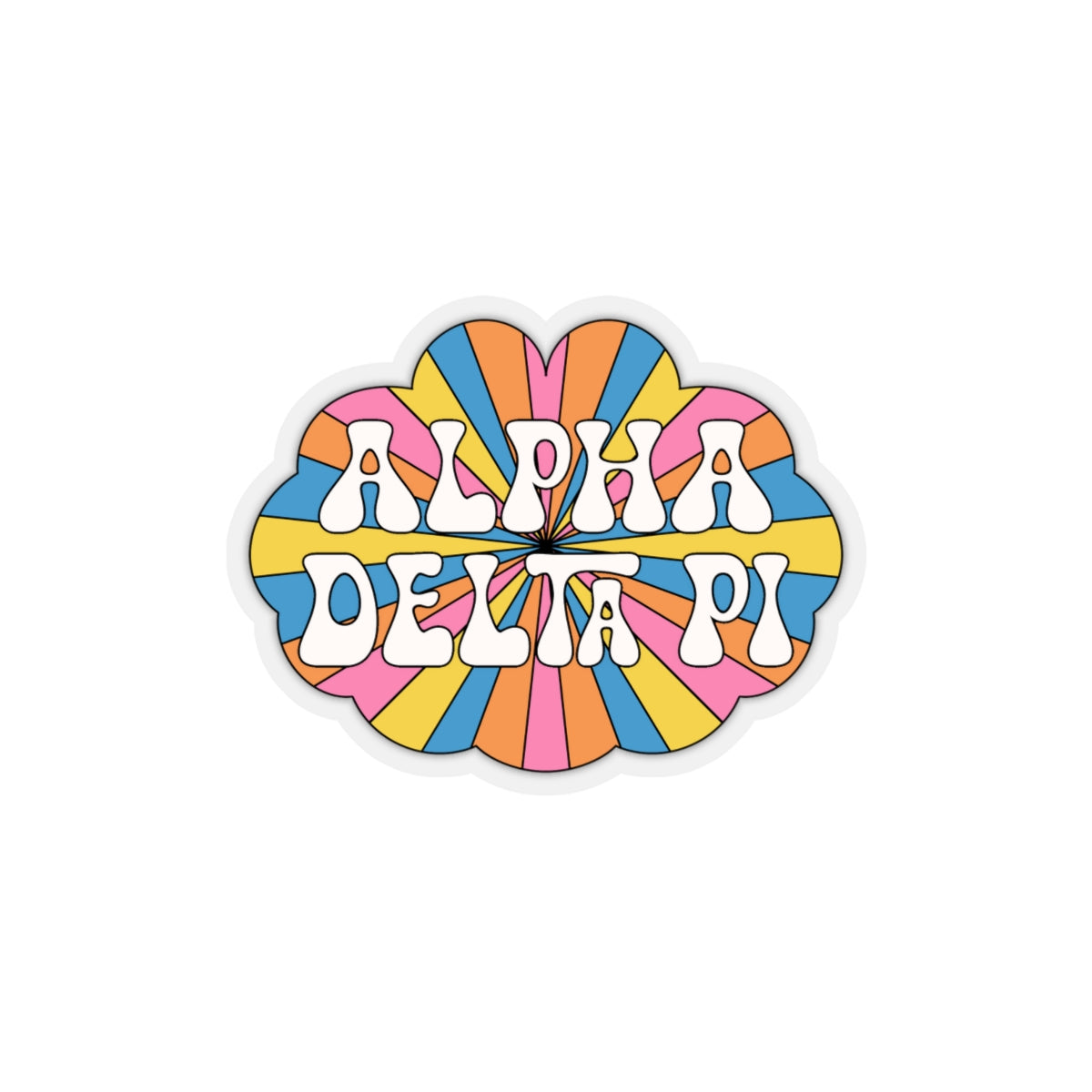 Hippie Rays Sorority Stickie