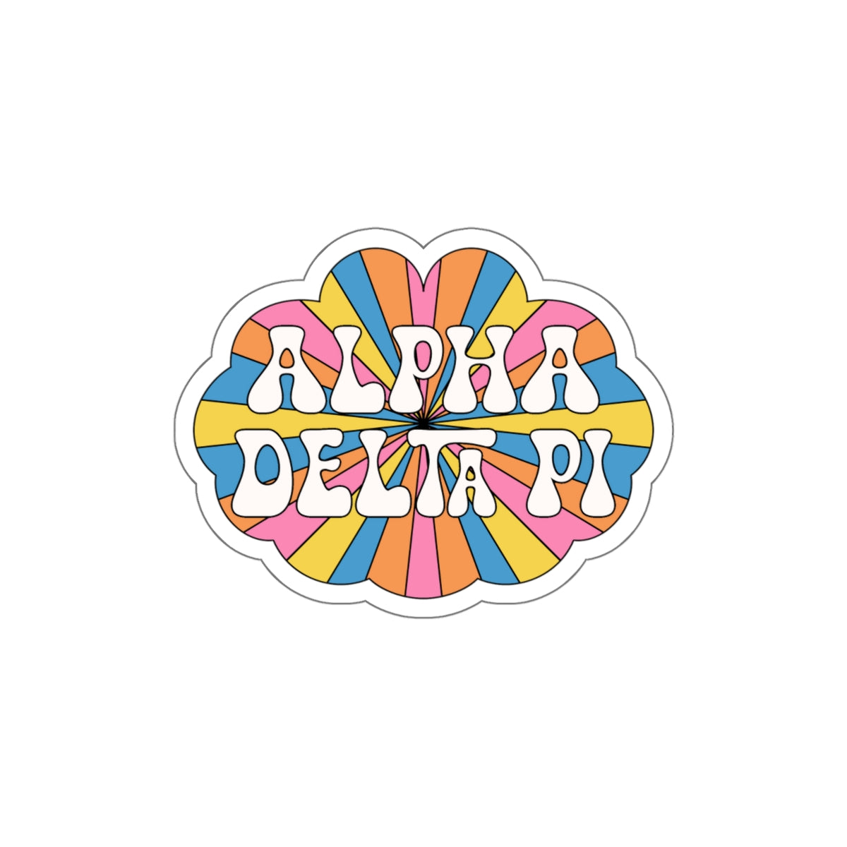 Hippie Rays Sorority Stickie