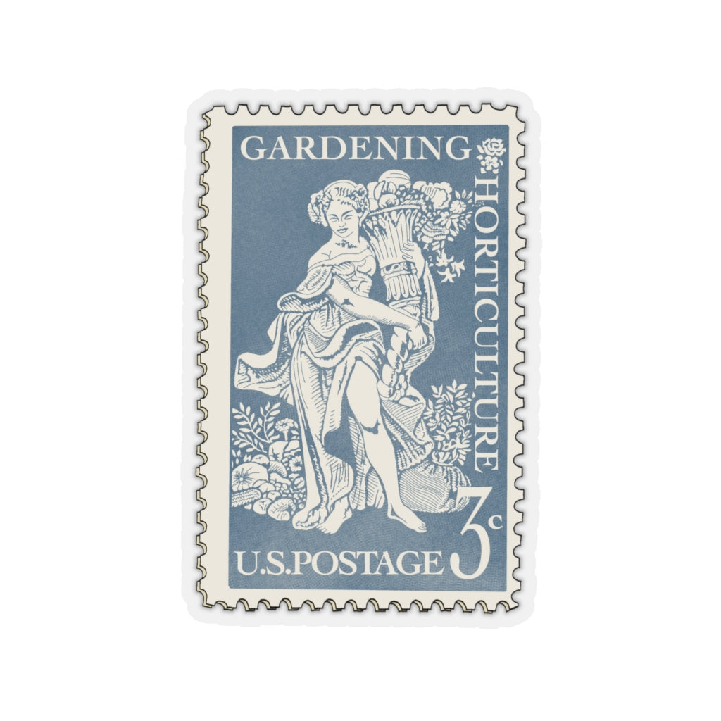 Vintage Gardening Stamp Stickie