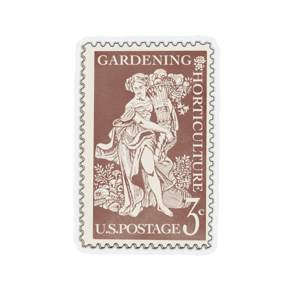Vintage Gardening Stamp Stickie