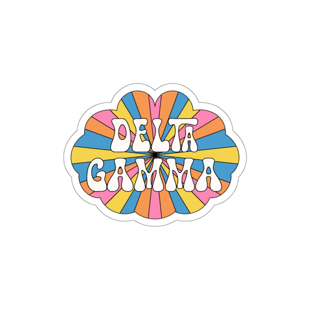 Hippie Rays Sorority Stickie