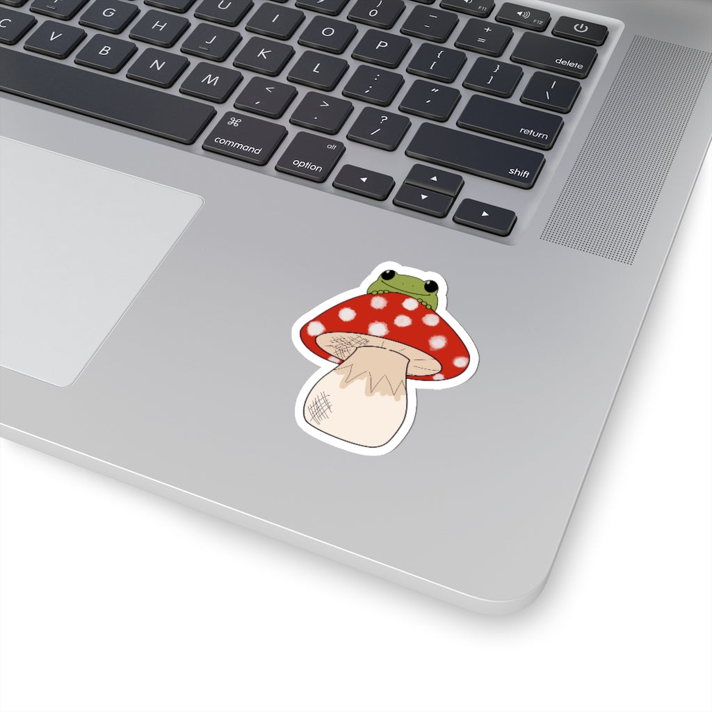 Froggie on a Shroom Stickie