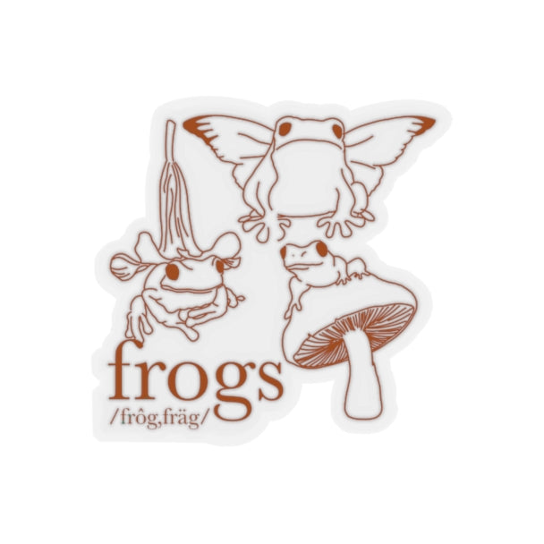 Vintage Frog Collage Stickies