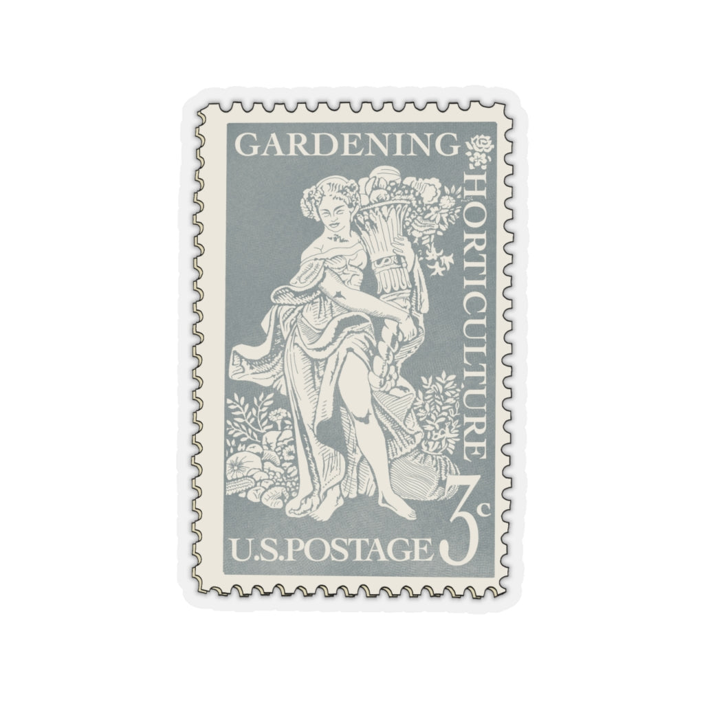 Vintage Gardening Stamp Stickie