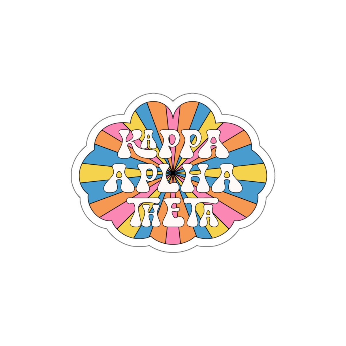 Hippie Rays Sorority Stickie