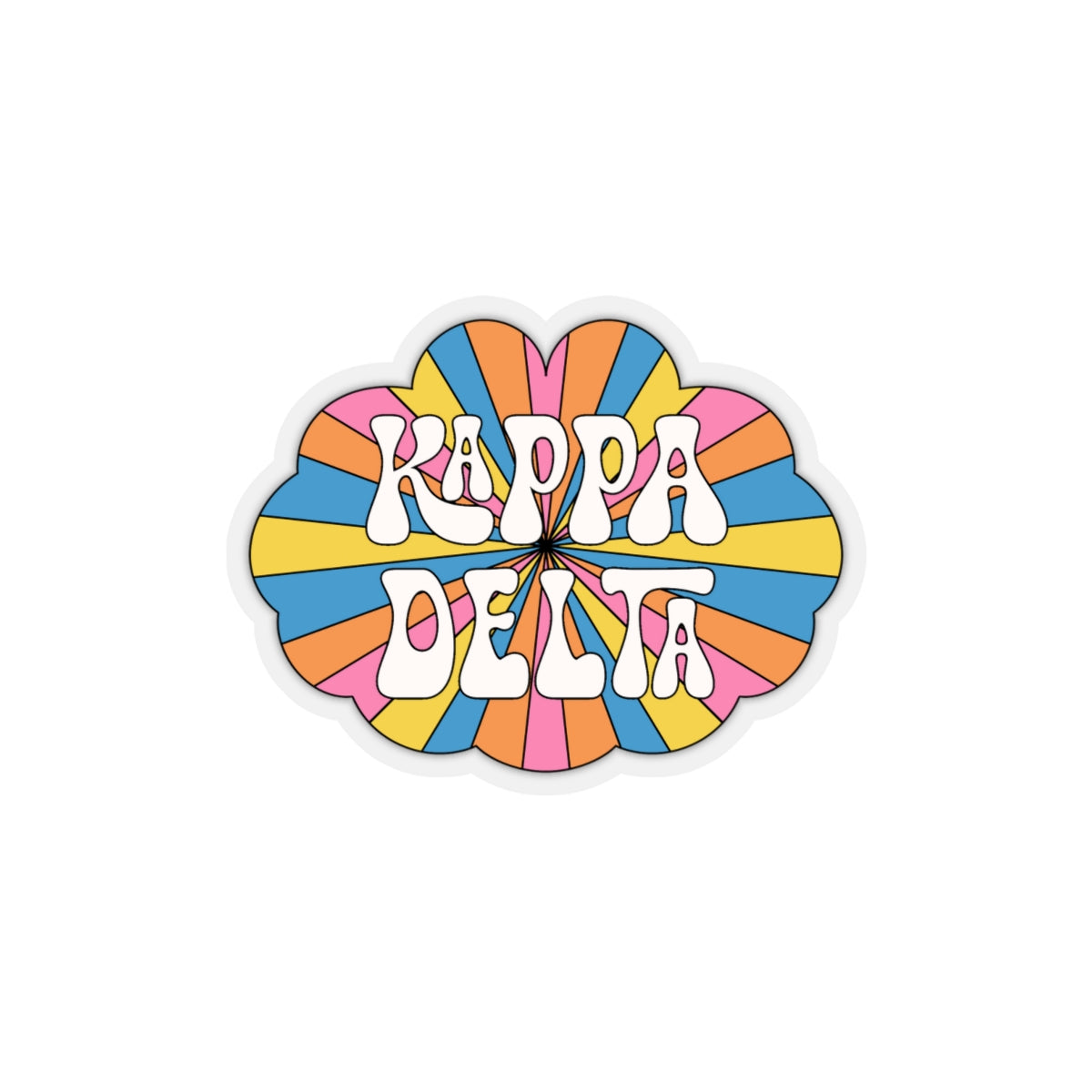 Hippie Rays Sorority Stickie