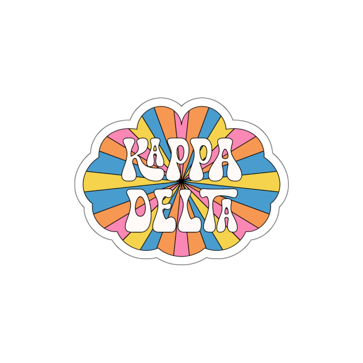 Hippie Rays Sorority Stickie