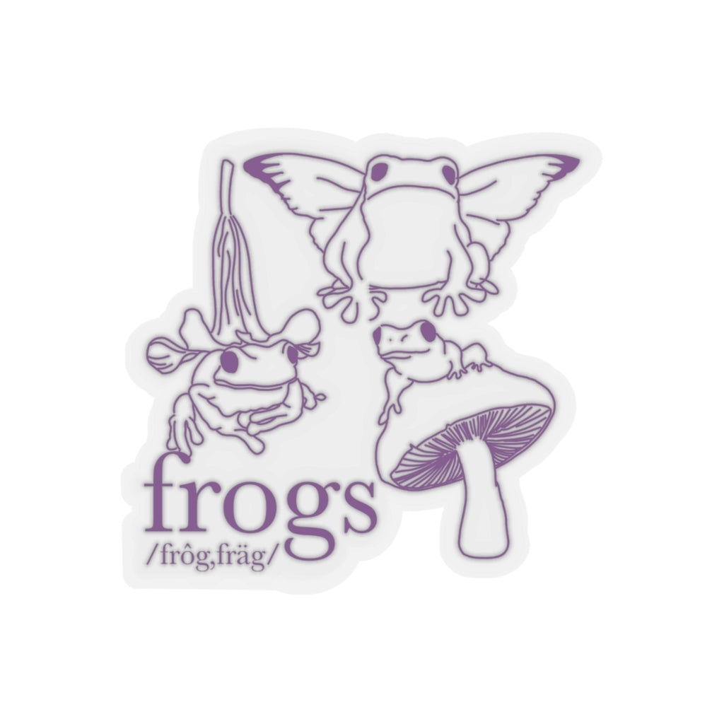 Vintage Frog Collage Stickies