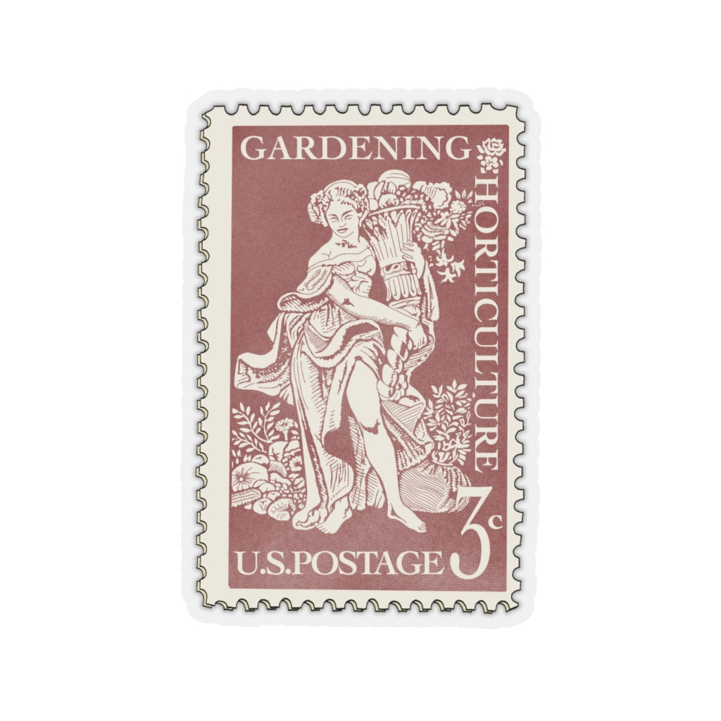 Vintage Gardening Stamp Stickie