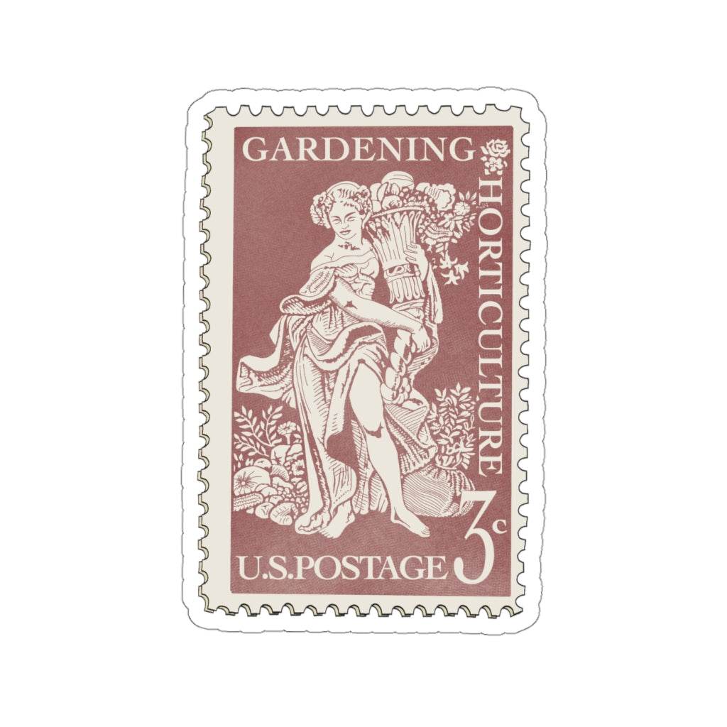 Vintage Gardening Stamp Stickie