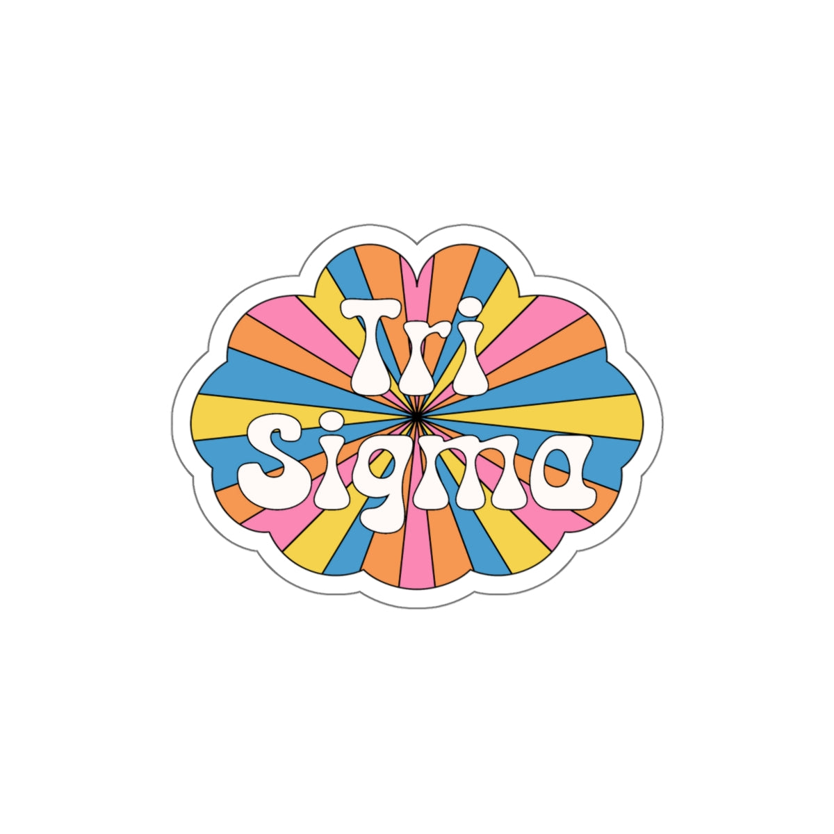 Hippie Rays Sorority Stickie