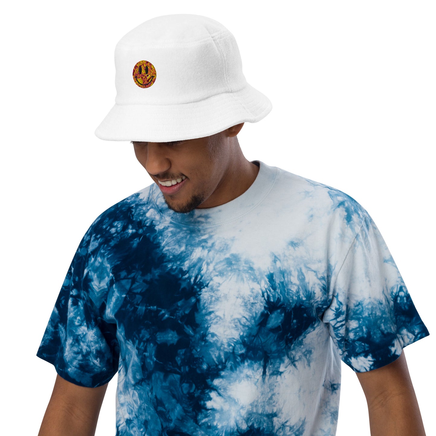 Red-Yellow Smile Bucket Hat