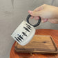 Vintage Black & White Ceramic Coffee Mug