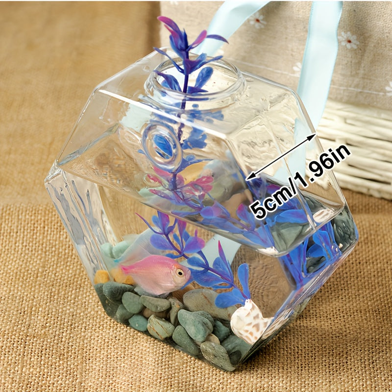 Geometric Hydroponic Glass Planter