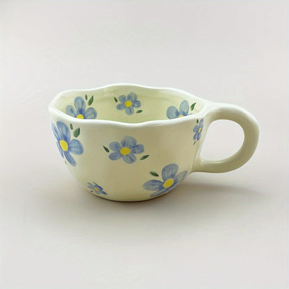 Flowers Pattern Ceramic Mug