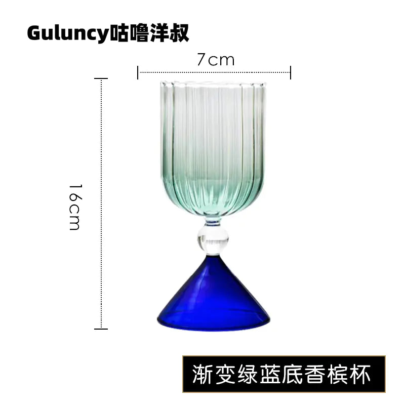 Irregular Design Glass Cup for Coffee, Milk, Juice