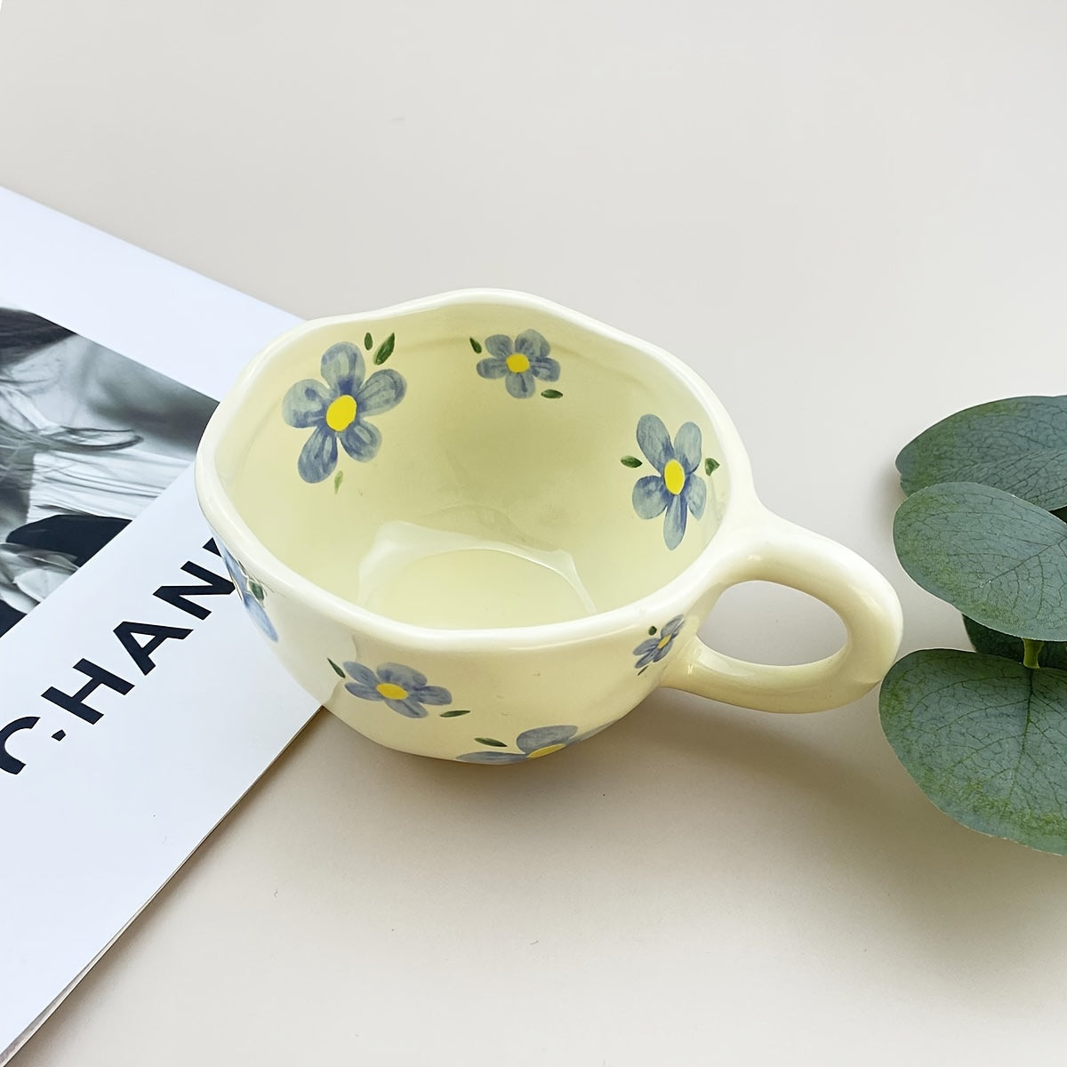 Flowers Pattern Ceramic Mug