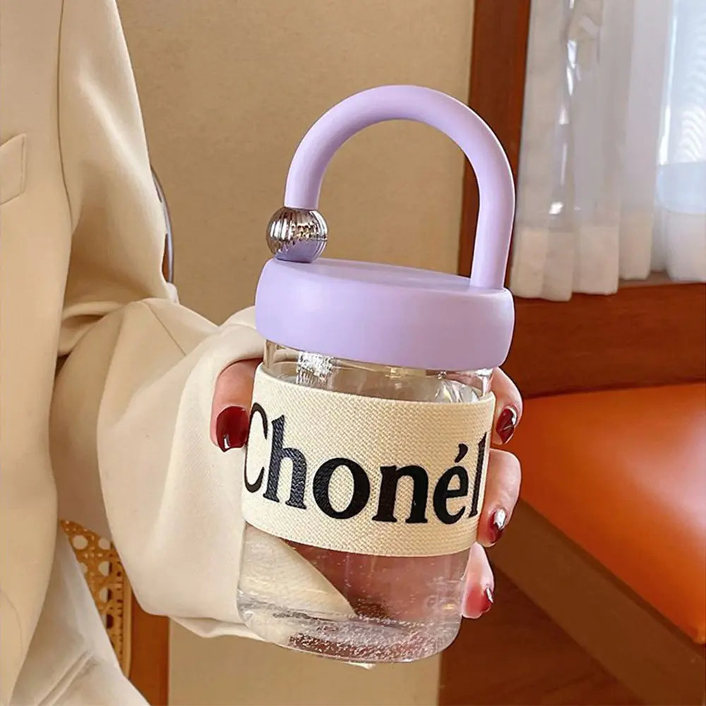 Chunky Handheld Glass Cup