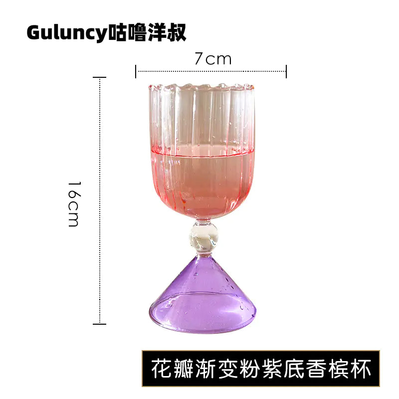 Irregular Design Glass Cup for Coffee, Milk, Juice