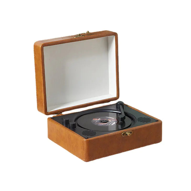 Retro Turntable Style CD Player