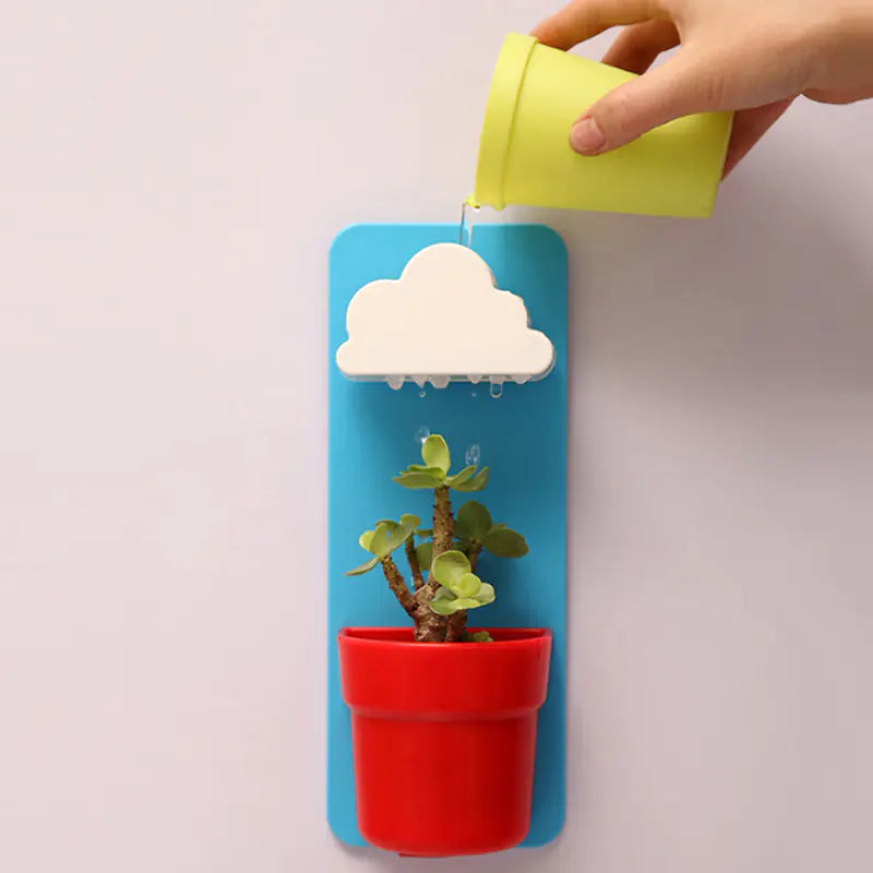 Wall-Mounted Cloud Planter