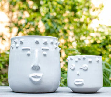 Handcrafted Ceramic Face Planter