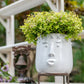 Handcrafted Ceramic Face Planter