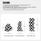 Checkerboard Grid Ceramic Vase