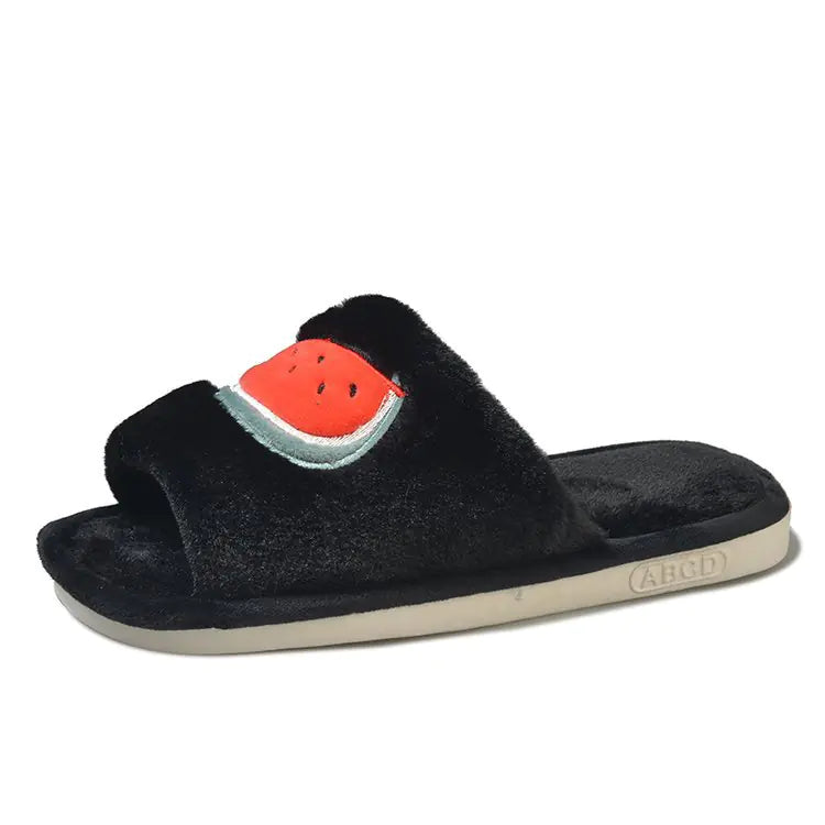 Fruit Plush Slippers