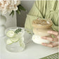 Offset Bubbe Glass Cup