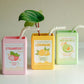Vintage Juice Box Planters