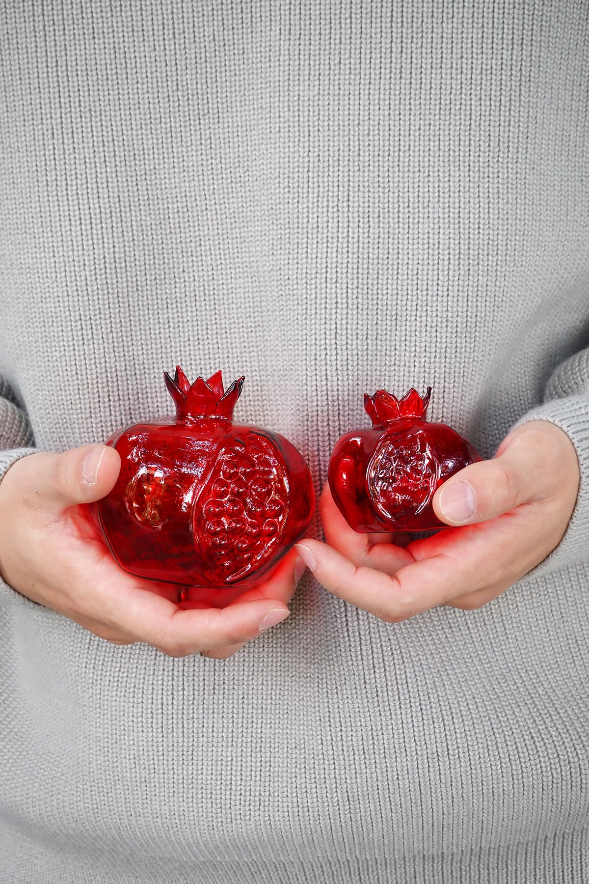 Pomegranate Glass Vase