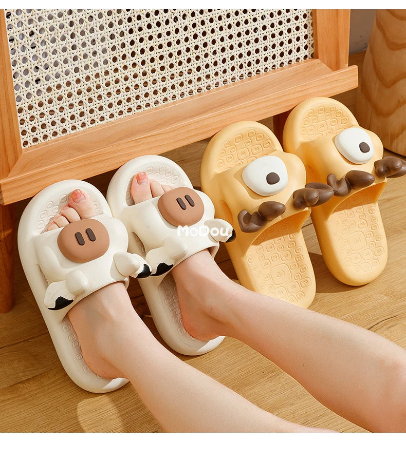 Animal Cartoon Foam Slippers