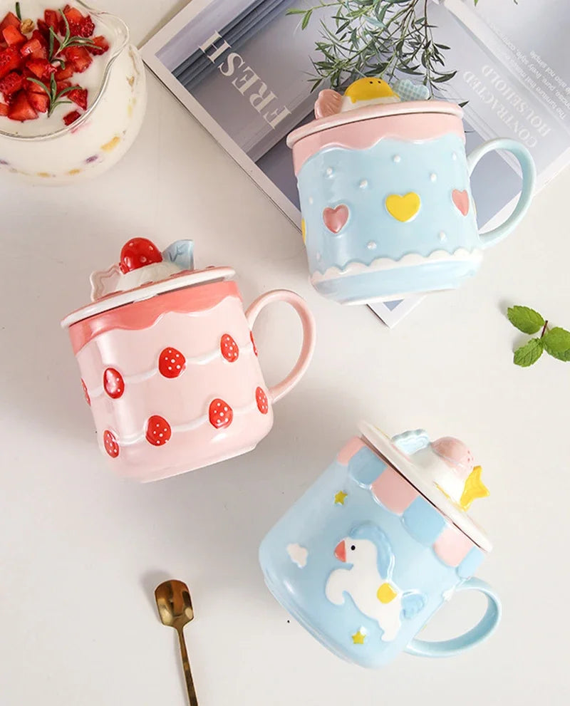 Cartoon Ceramic Mugs