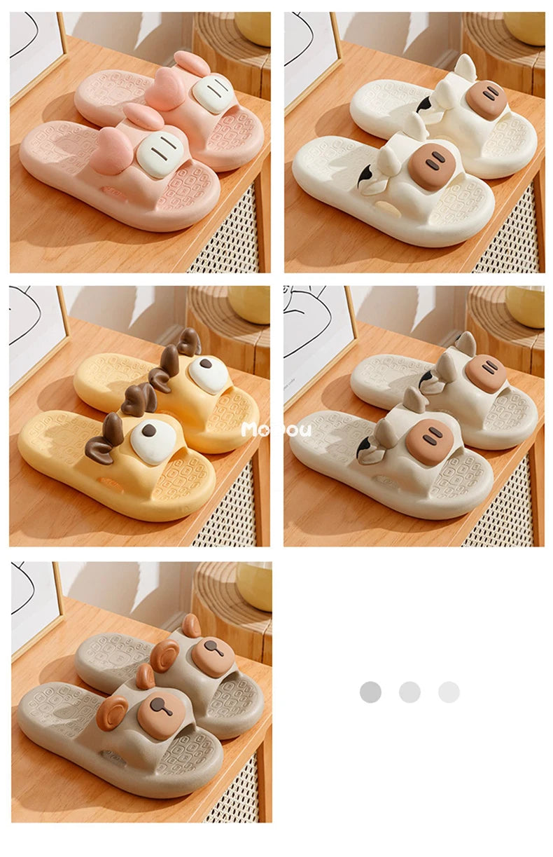 Animal Cartoon Foam Slippers