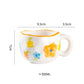 Hand Pinched Irregular Ceramic Patterned Mugs