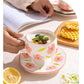 Hand Pinched Irregular Ceramic Patterned Mugs