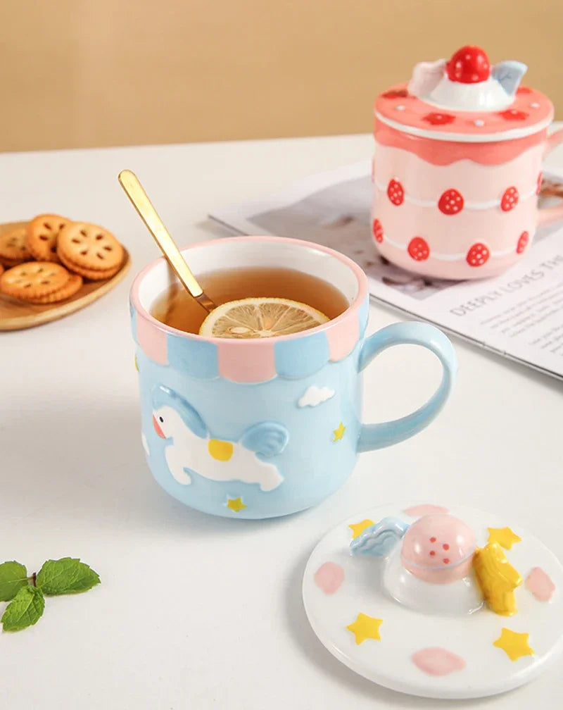 Cartoon Ceramic Mugs